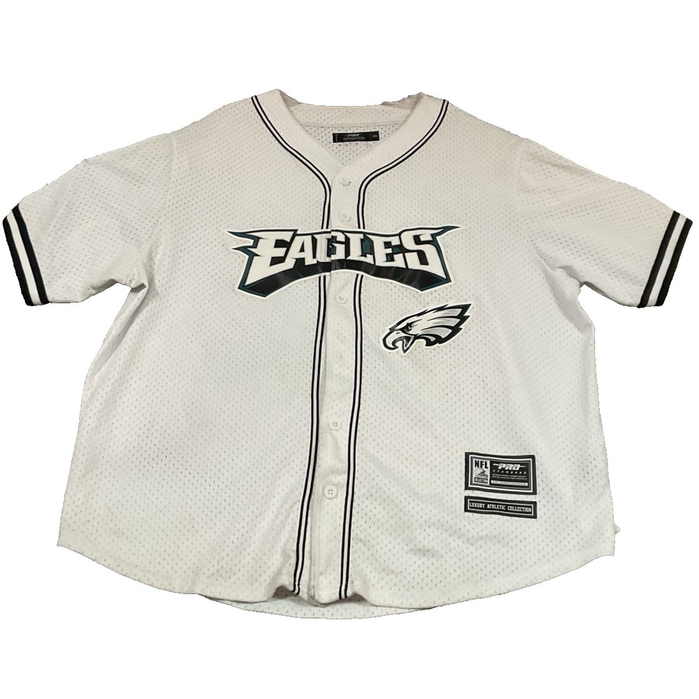 Pro Standard Philadelphia Eagles NFL White Mesh Jersey 2XL Green Black
